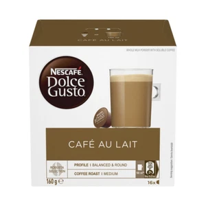 Nescafe Dolce Gusto Cafe Au Lait Coffee Pods Capsules 16 Pack - Picture 1 of 1