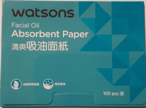 1 pack- Facial Oil Blotting paper (100 sheet) for oil control Fast Ship from US! - Picture 1 of 2