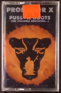 Professor X – Puss 'N Boots The Struggle Continues CASSETTE HIP HOP SEALED OOP - Foto 1 di 1