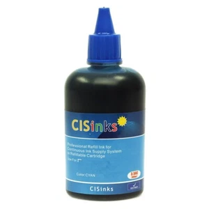 Cyan Refill Universal Tintenflasche für Canon GI290 PIXMA G4210 G1200 G2200 G3200 - Bild 1 von 7