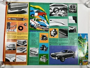 1970 AMC Javelin Specs Info 23"x20" Poster Brochure Vintage 2 Sheet Reprint Set - Picture 1 of 13