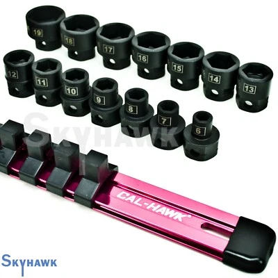 14 pc 3/8" Drive Nano OR low profile Impact socket set METRIC - image 1 of 3
