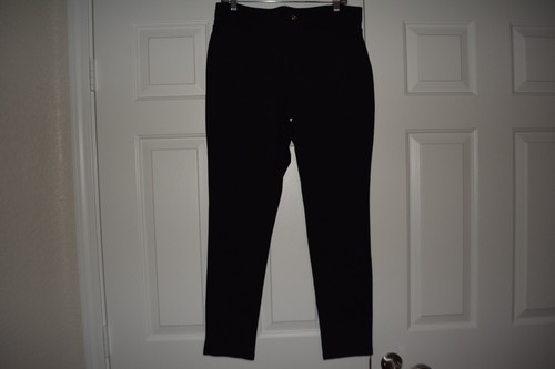 Pantaloni donna taglia 12 Michael Kors neri materiale staretchy casual eleganti pantaloni
