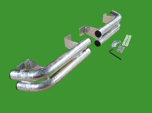 TUBULAR BUMPERETTES GALVANISED FOR LAND ROVER 90/110 DEFENDER /SERIES BA09T G - Picture 1 of 12