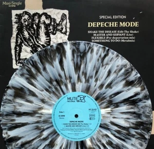 DEPECHE MODE -Shake The Disease REMIX - Rare German Splatter vinyl 12" (Record) - Picture 1 of 5