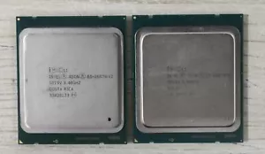 Lot of 2 Intel Xeon E5-2687W V2 E5-2687WV2 3.40GHz 25M LGA2011 CPU Processor - Picture 1 of 2