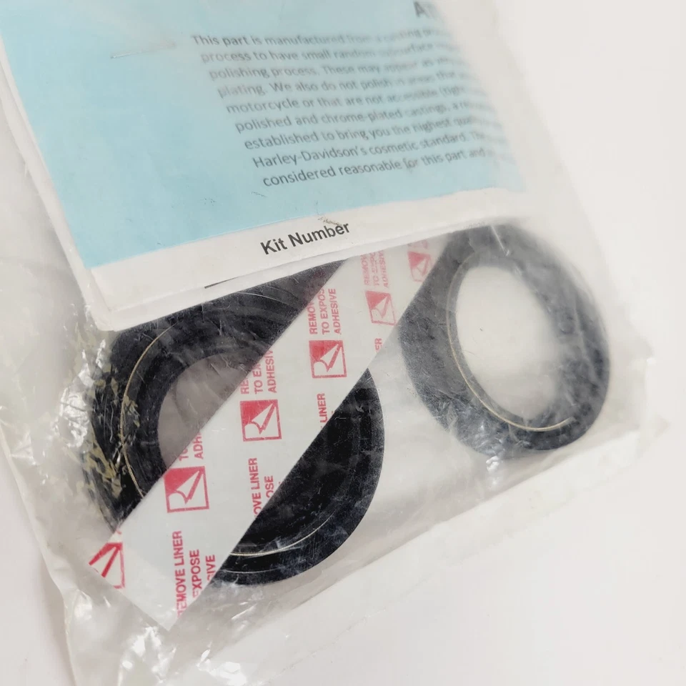 Tapones antipolvo sellos para patas de horquilla Harley-Davidson Dyna/Sportster XL Foto 1 de 4