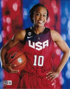 TAMIKA CATCHINGS Signed Autographed 8x10 Photo Beckett BAS COA Team USA - Picture 1 of 1