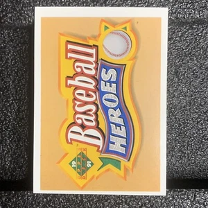 1991 UPPER DECK BASEBALL HEROES Card Not Numbered - Picture 1 of 6
