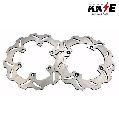 KKE Front & Rear 240MM Brake Disc Rotors Fit Honda CRF250R CRF450R CR125R CR250R Foto 1 de 4