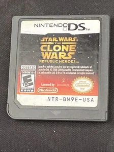 Star Wars The Clone Wars Republic Heroes Nintendo DS, 2009 Auténtico Juego PROBADO - Imagen 1 de 2