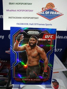 2021 Panini Prizm UFC Curtis Blaydes Blue Prizm # /199