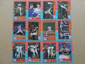 1986 World Series 12-Card Set METS vs. RED SOX from 1987 Fleer Factory Set #1-12 - Picture 1 of 1