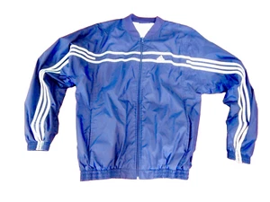 Chaqueta De Colección Adidas Bordada Azul M Para Hombre Soft Shell Track 02 Cremallera Completa - Imagen 1 de 11