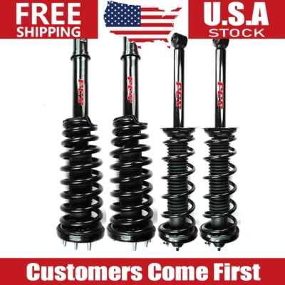 Paquete de 4 muelles helicoidales y puntales completos FCS FCS para Honda Accord 2003-2007 Foto 1 de 4