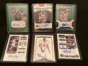 AUTOGRAPGH (6) NBA card lot CALDWELL POPE, RICKY COUNCIL,ROOKIES + more see pics - Picture 1 of 15