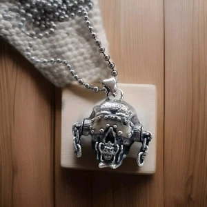 Handmade Sterling Silver Vic Rattlehead Pendant -Megadeth Pendant - Picture 1 of 10