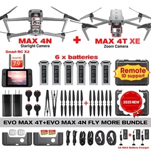 2025 AUTEL EVO MAX 4T XE & EVO MAX 4N DRONE FLY MORE BUNDLE ZOOM /NIGHT CAMERA - Picture 1 of 16