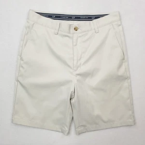 Vineyard Vines Links Shorts Herren 30 khaki Performance Golf Chino Stretch adrett - Bild 1 von 12
