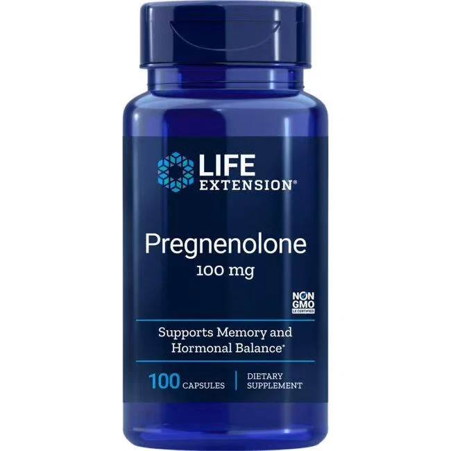 Life Extension Pregnenolone 100 mg 100 Caps - Image 1 of 1