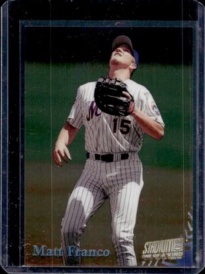 1998 Stadium Club Matt Franco One of a Kind #109/150 Mets - Image 1 of 2