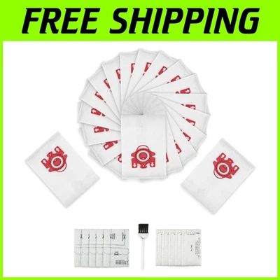3D Airclean Dust Bags for Mie.le Vacuum, Pack of 20 + 10 Filters Included - Image 1 of 4