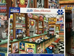 WHITE MOUNTAIN USA SELTEN PEPSI COLA SODA BRUNNEN 1000-teiliges Puzzle sehr guter Zustand - Bild 1 von 5