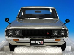 Autoart 1/18 Nissan Skyline 2000 Gt-R Kpgc110 Plata - Imagen 1 de 9