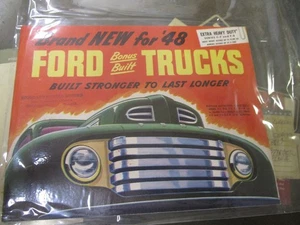 1948 FORD "SERIES F-7 & F-8 EXTRA HEAVY DUTY TRUCKS" Truck Dealer Sales Brochure - Picture 1 of 2