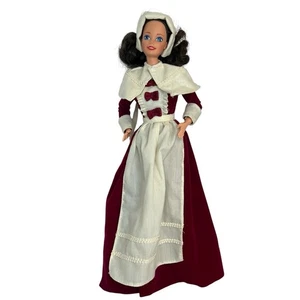 Pilgrim Barbie Doll American Stories 1994 Mattel 12577 Brunette Thanksgiving - Picture 1 of 10