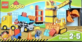 LEGO DUPLO Big Construction Site 10813 - New - Open Box - Retired 