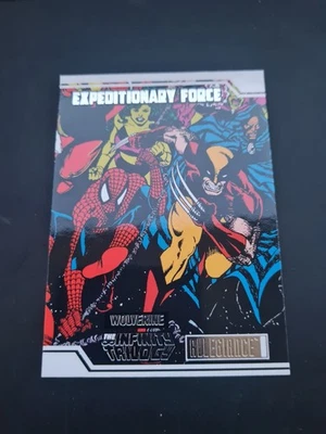 2023 UD Marvel Allegiance Infinity Trilogy Wolverine #EF-2 - Image 1 of 2