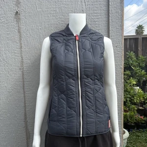 Hunter Womens Gilet Jacket Quilted Body Warmer Size XS Navy  - Picture 1 of 12