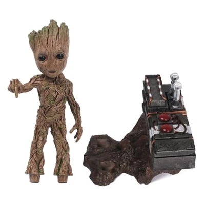 Guardiani della Galassia Vol.2 Push Bomb Button Baby Groot Figure Statue Gift - Immagine 1 di 4