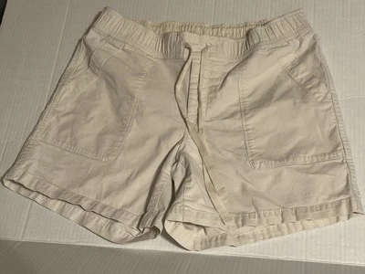 Pantalones cortos para mujer The North Face Off White Ride con cordón medianos Foto 1 de 4