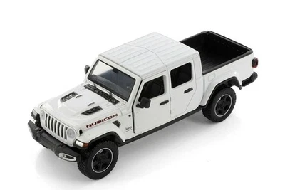 2021 Jeep Gladiator Rubicon Closed Top 1/27 Scale Diecast Car Model - WHITE - Image 1 of 4