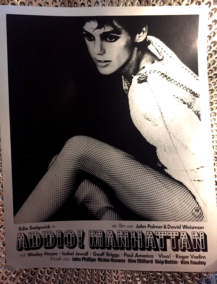 Andy WARHOL * Addio Ciao! Manhattan * Edie SEDGWICK - 12  ORIGINALE Aushangfotos - Bild 1 von 1