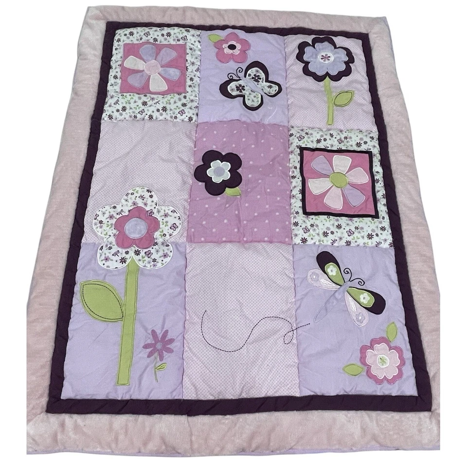 Edredón edredón para cuna Kidsline Tiddliwinks púrpura Foto 1 de 4