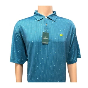 Masters Peter Millar Tech Evergreen with Blue Plastic Cups Pattern Performance P - Picture 1 of 7