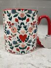 BELLA HEART BRANCH Red & White By 10 Strawberry Street Mug Gift Hearts Branches