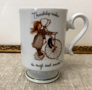 Vintage Mug Porcelain Holly Hobbie Coffee~Tea Mug 4 1/4” Tall. Japan Friendship - Picture 1 of 6