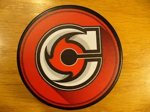 ECHL Cincinnati Cyclones '18-19 Souvenir Logo Inglasco Hockey Puck Collect Pucks - Picture 1 of 2