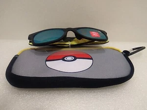 Pokémon Kids Sunglasses & Case Set ~ Ages 3+ ~ 100% UV Protection - Picture 1 of 4