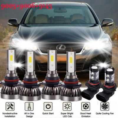 Faros antiniebla LED 1998-05 LEXUS GS300 400 430 6x Foto 1 de 4