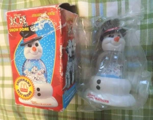 101 DALMATIANS Snow Dome Globe ~ "Snowman's Best Friend"~1996~Disney ~ New - Picture 1 of 2
