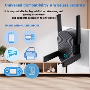1200 Mbps Doble Banda Alta Calidad GRT Inalámbrico Wifi Repetidor Extender Red WiFi - Imagen 1 de 6