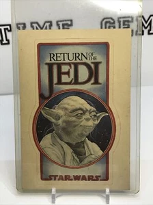 Vintage STAR WARS 1981 REVENGE OF THE JEDI YODA Production/Crew Logo Stickers!!! - Picture 1 of 6