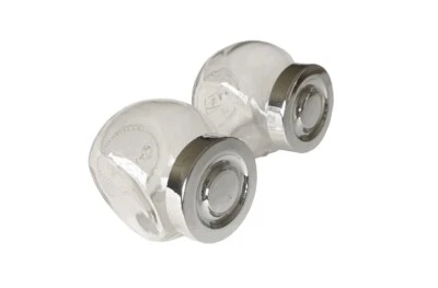 Lot of 2 IKEA RAJTAN 5oz Glass Spice Jars with Lids - Image 1 of 4