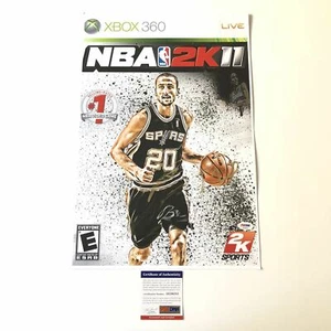 Manu Ginobili signed 12x18 photo PSA/DNA San Antonio Spurs Autographed - Picture 1 of 3