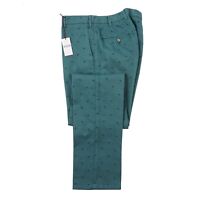 BOGLIOLI Deep Teal Slim-Fit Stretch Cotton Pants ~ Made in Italy